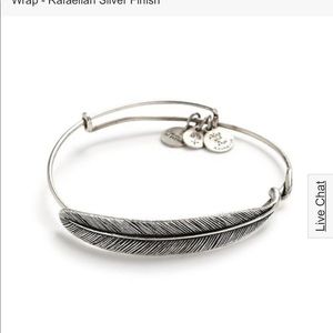 Alex and Ani quill feather wrap
